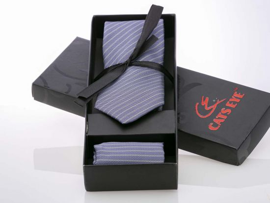 Jacquard silk Stripe Tie