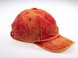 Acid Washed Red & Orange Baseball Cap