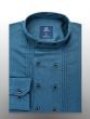 Band Collared Linen Shirt
