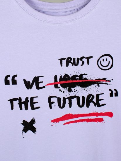 Lavender Typo Shirt