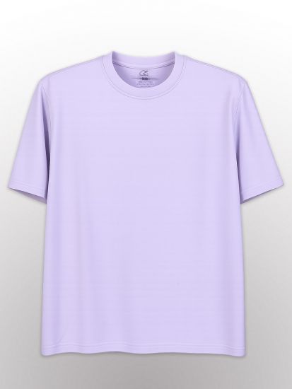 Solid Color Round Neck T-Shirt 