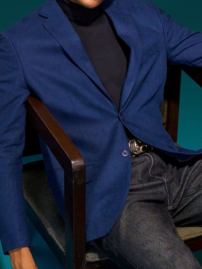 Textured Blazer