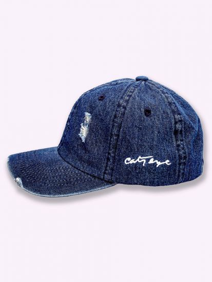 Washed Denim Cap