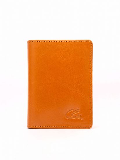 Genuine Leather Folding Card Holder