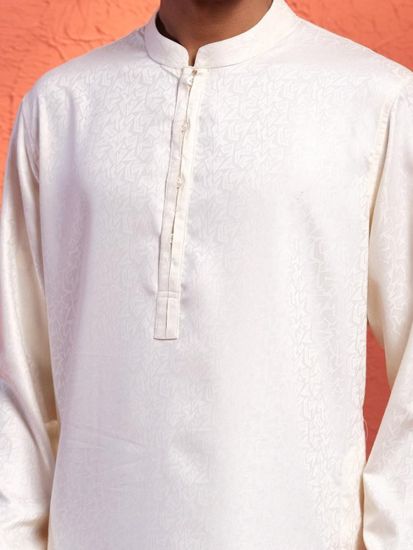 Modern Textured Panjabi