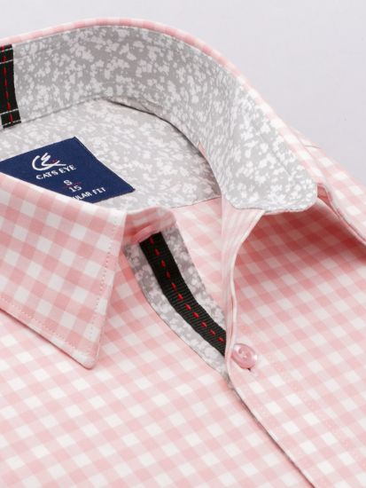 Check Jacquard Formal Shirt