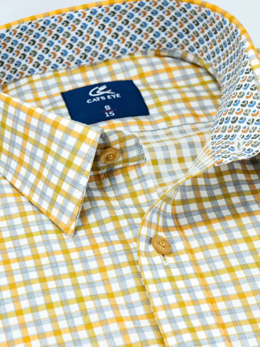 Formal Shirt with Micro Check