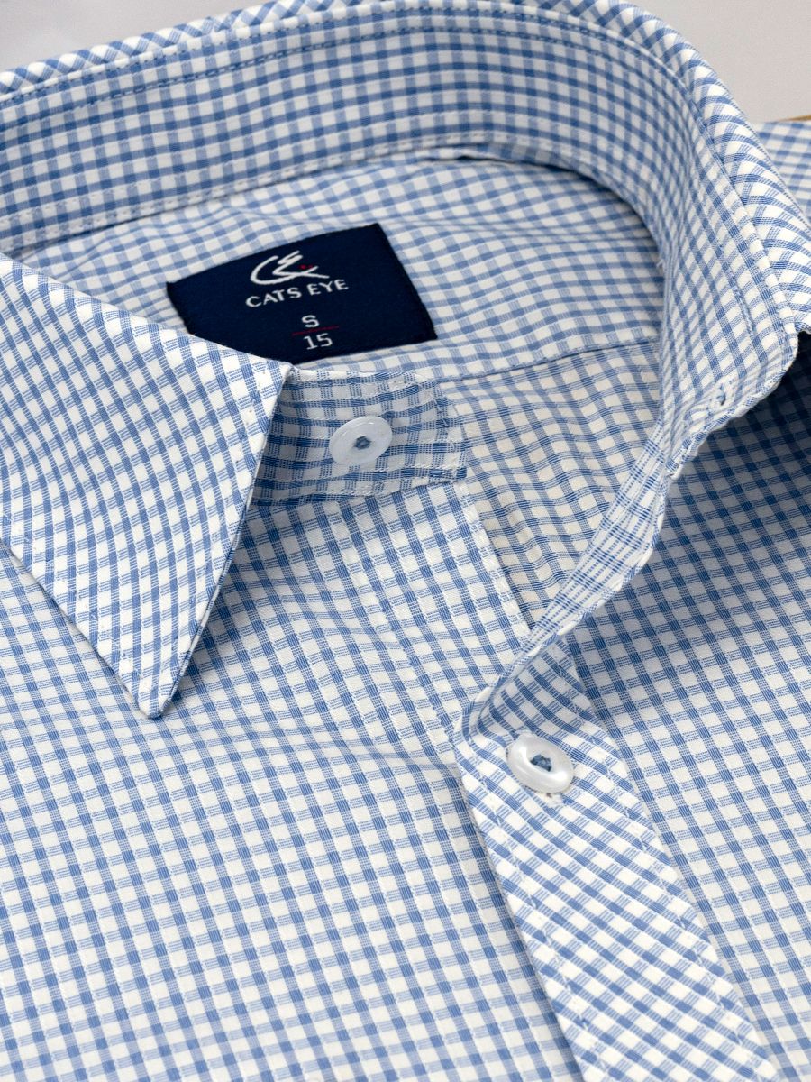 Formal Shirt with Micro Check