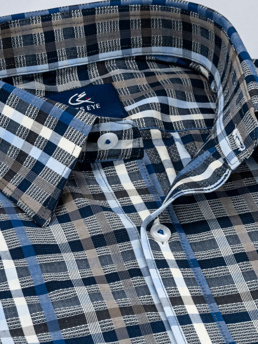Formal Shirt with Micro Check