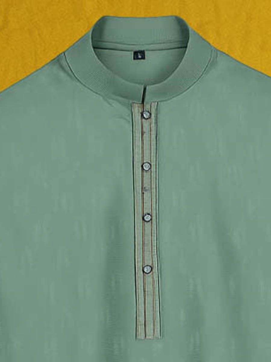 Modern Textured Panjabi