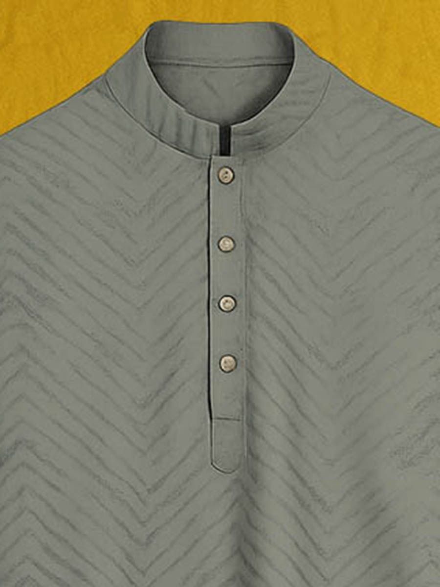 Modern Textured Panjabi