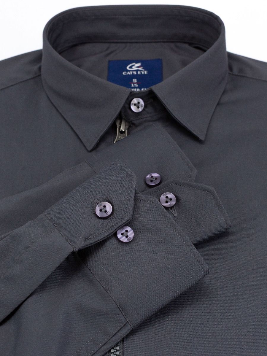 Front Zip Casual Shirt