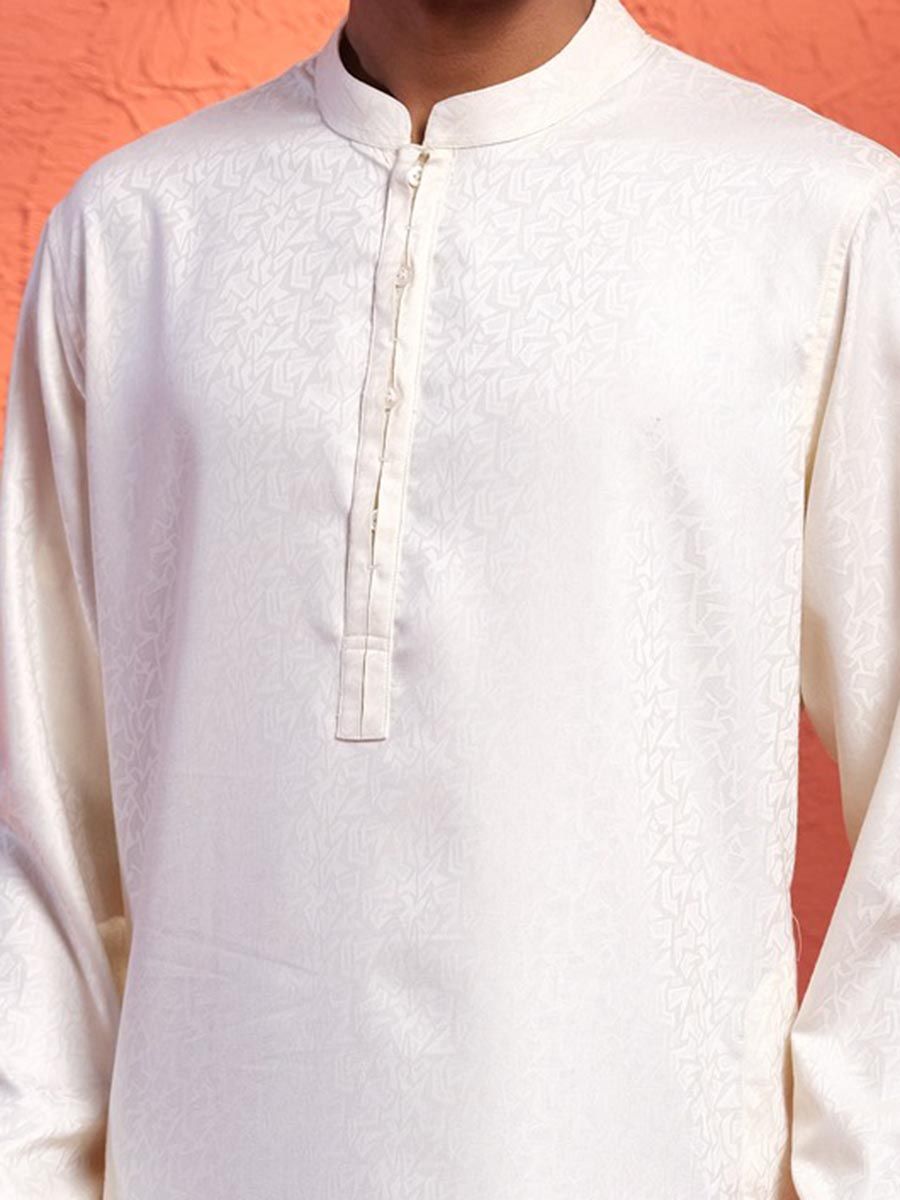 Modern Textured Panjabi