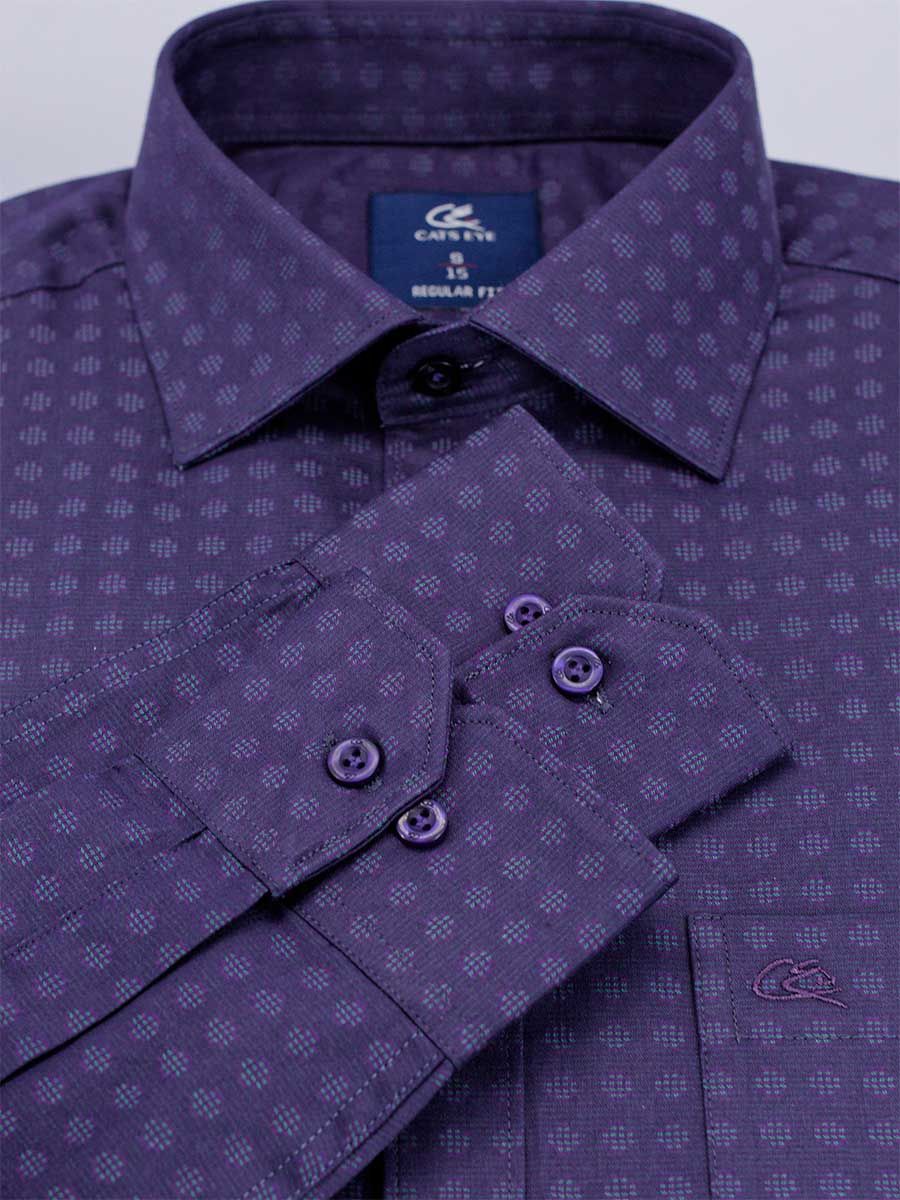 Jacquard formal shirt