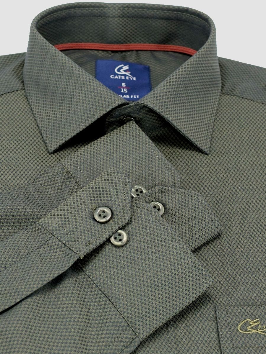 Jacquard formal shirt