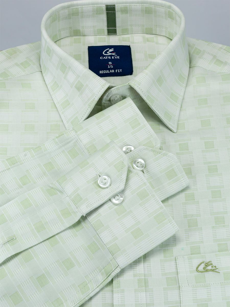 Jacquard formal shirt