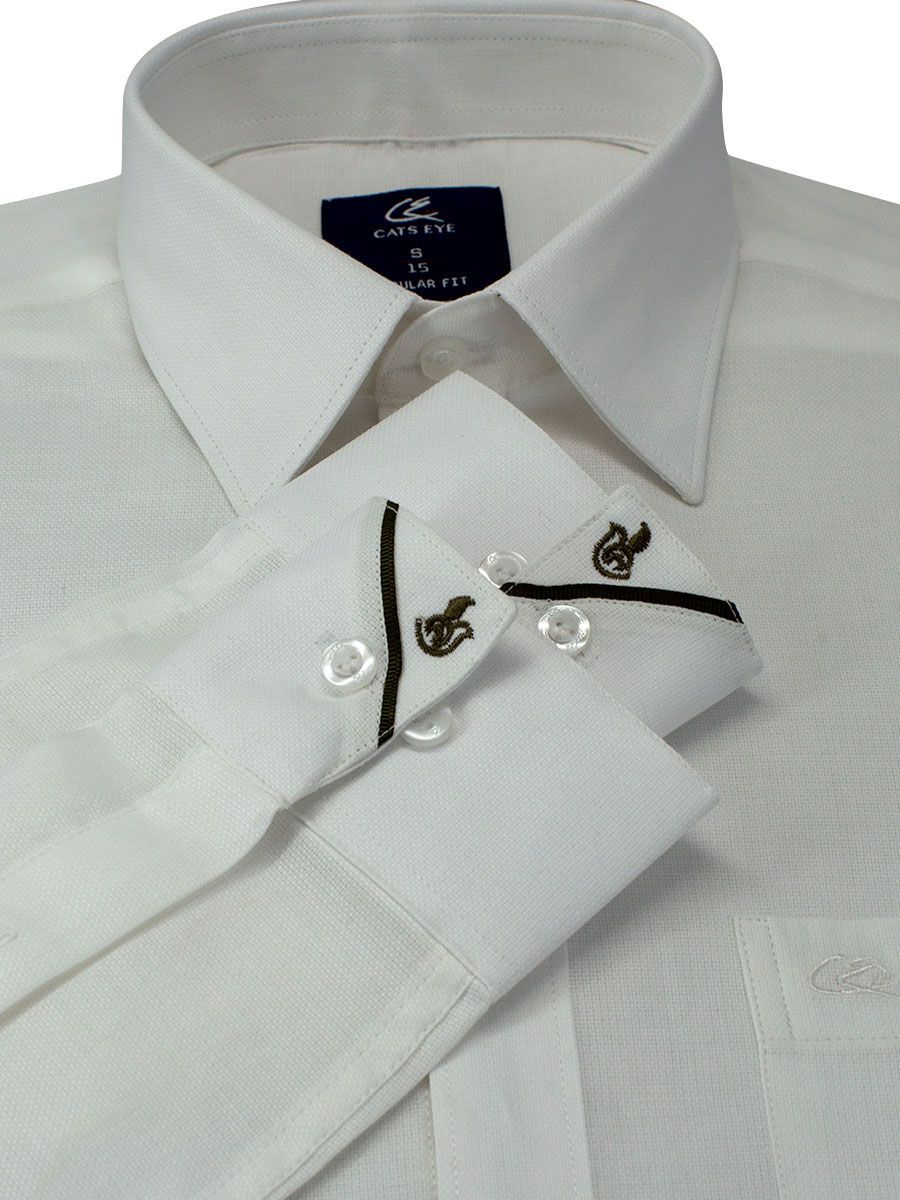 Jacquard formal shirt