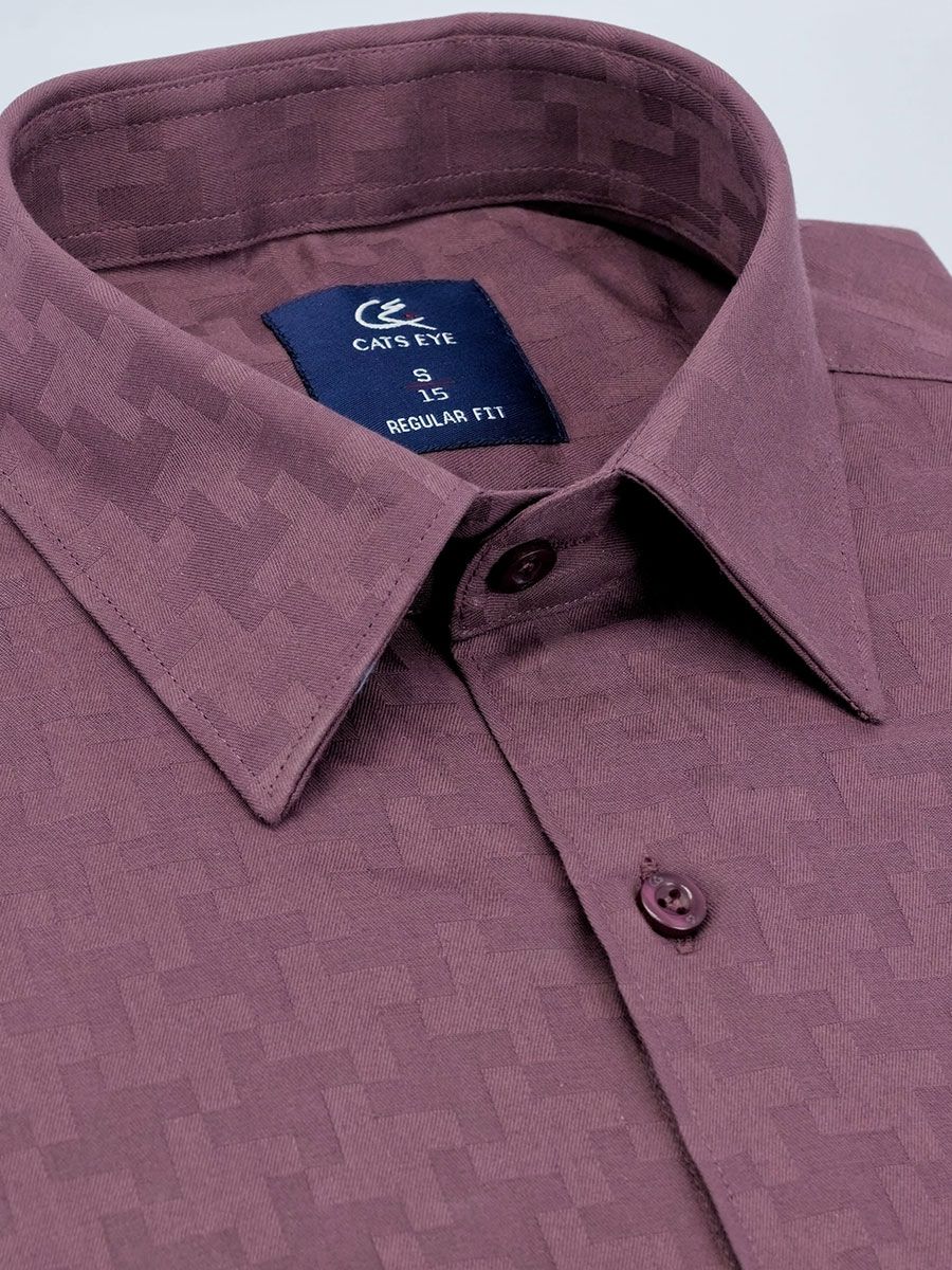 Jacquard formal shirt