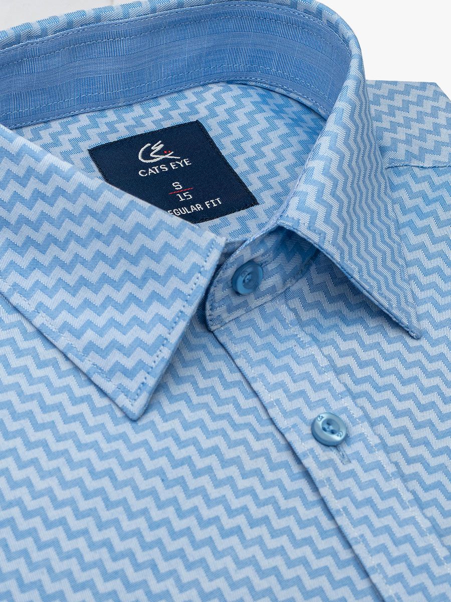 Jacquard formal shirt