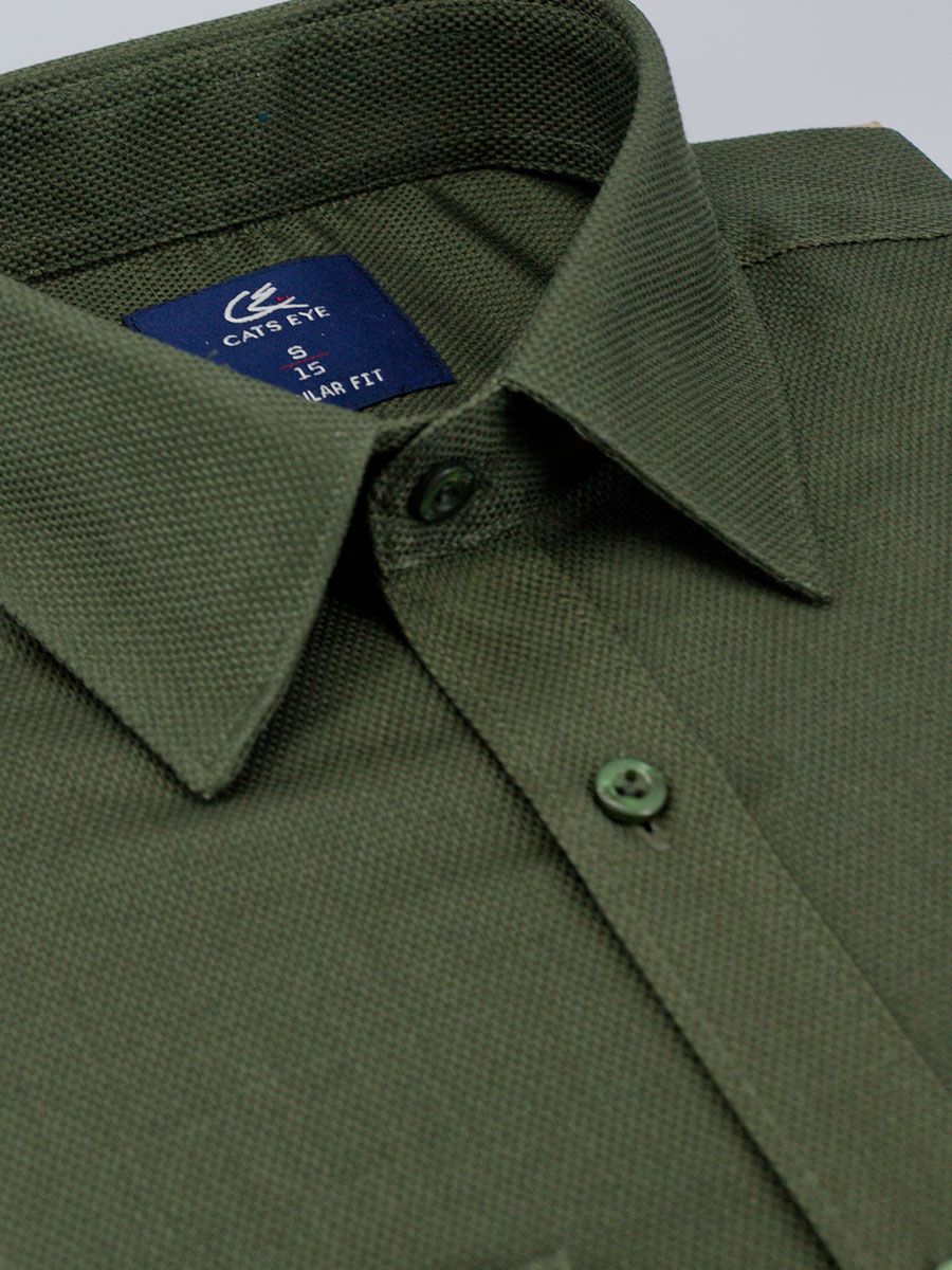 Jacquard formal shirt