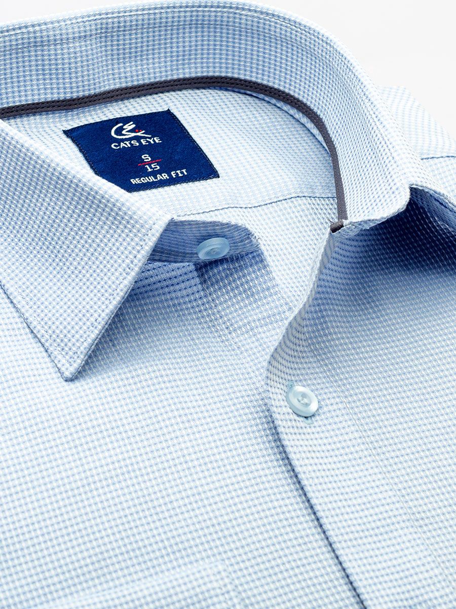 Jacquard formal shirt