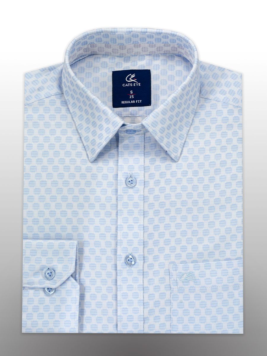 Jacquard formal shirt