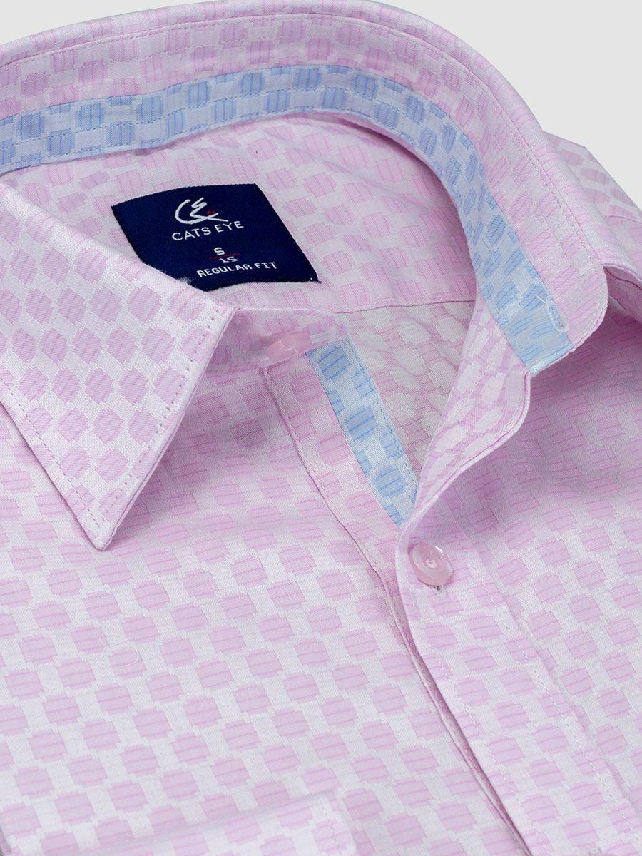 Jacquard formal shirt