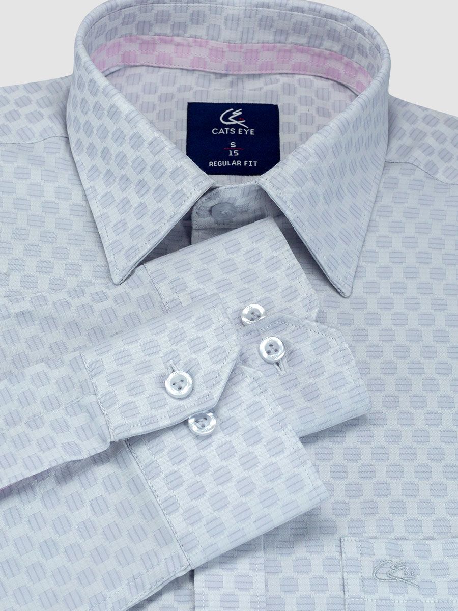 Jacquard formal shirt