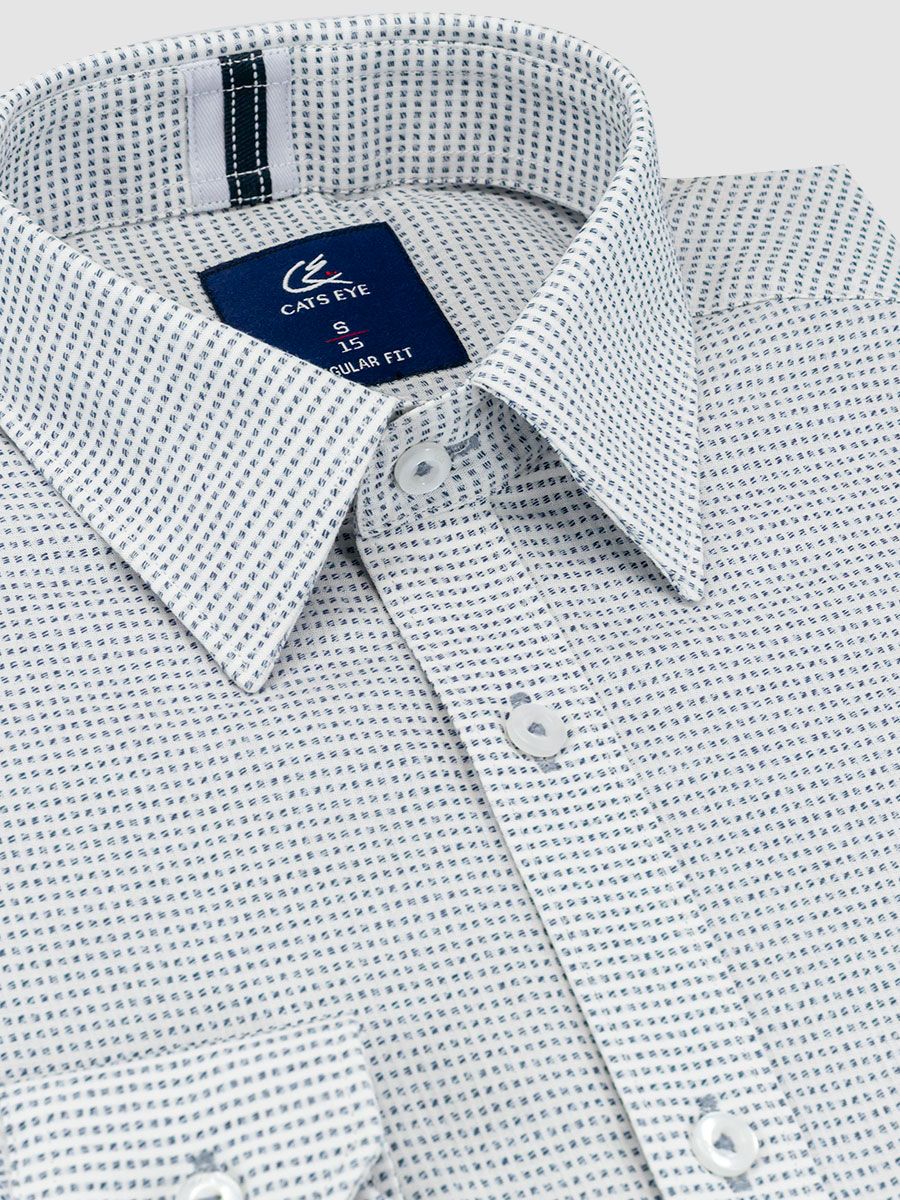 Jacquard formal shirt
