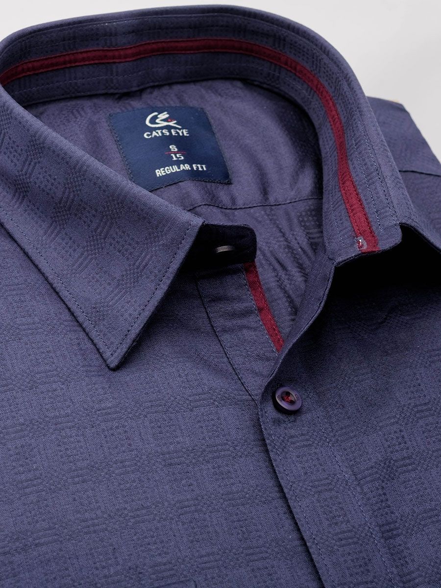 Jacquard formal shirt
