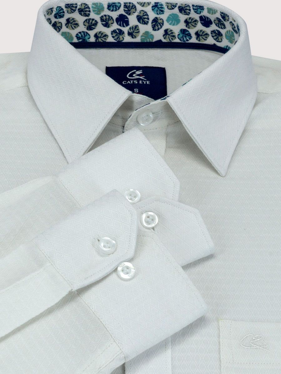 Jacquard formal shirt