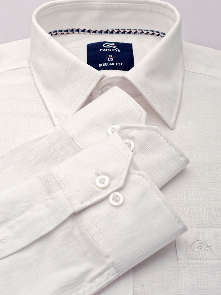 Jacquard formal shirt