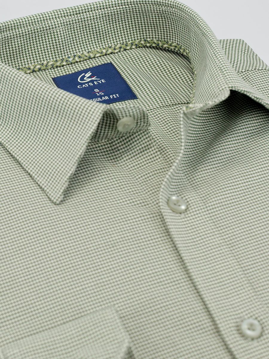 Jacquard formal shirt