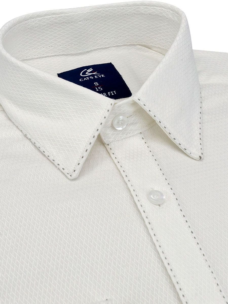 Jacquard formal shirt