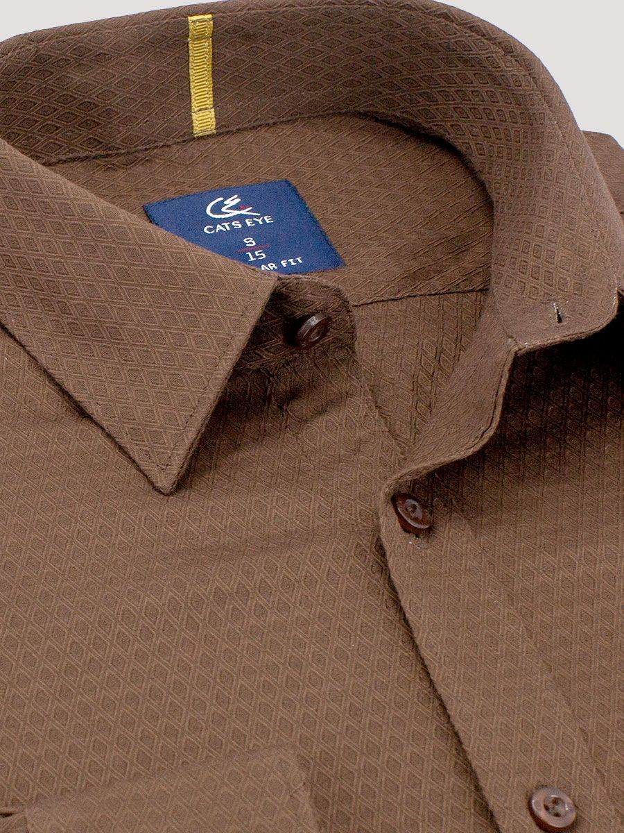 Jacquard formal shirt