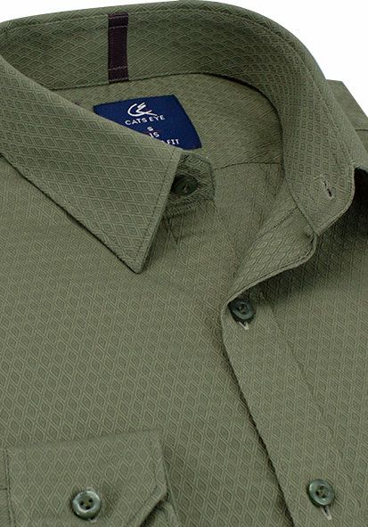 Jacquard formal shirt