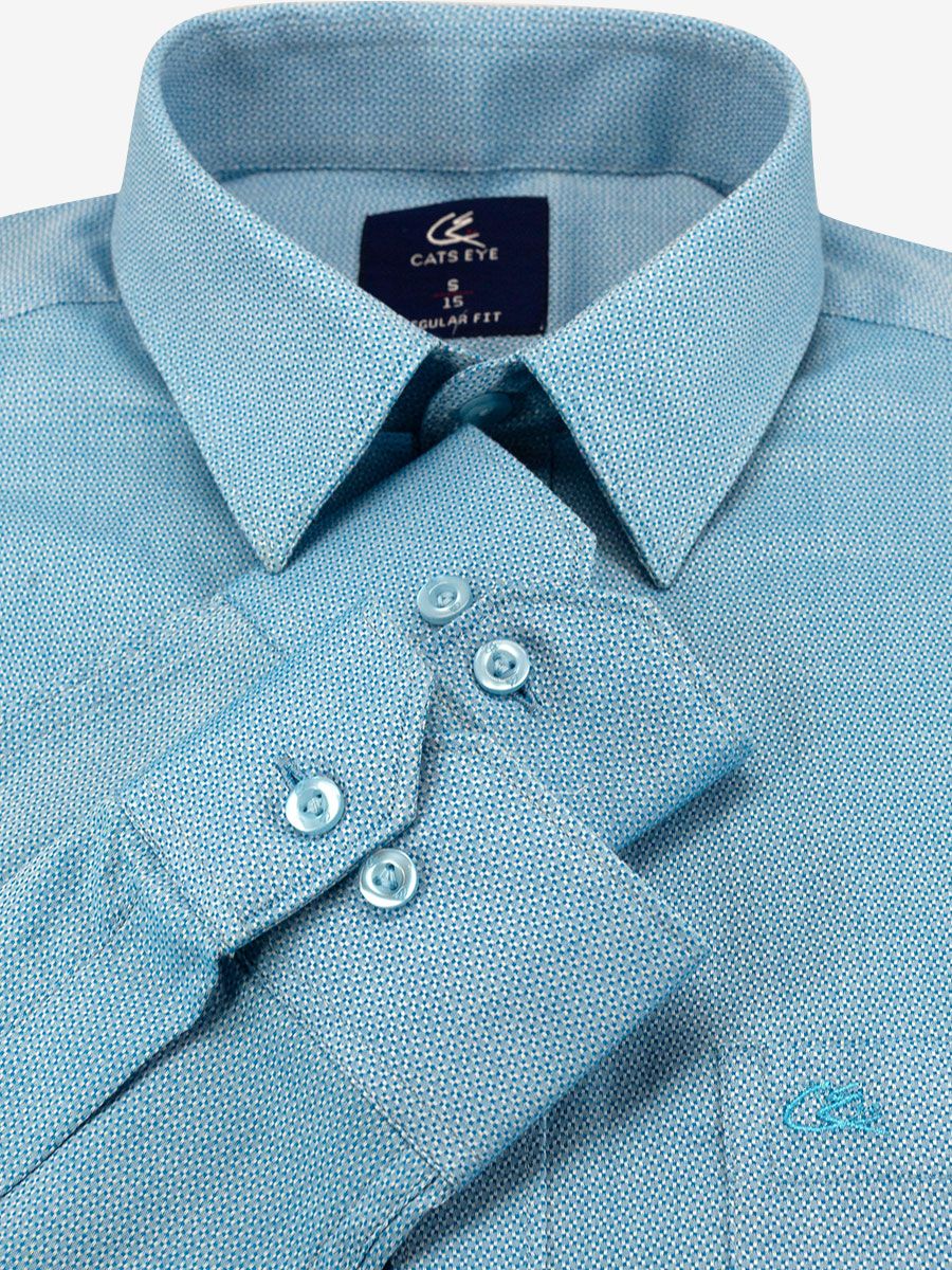 Jacquard formal shirt