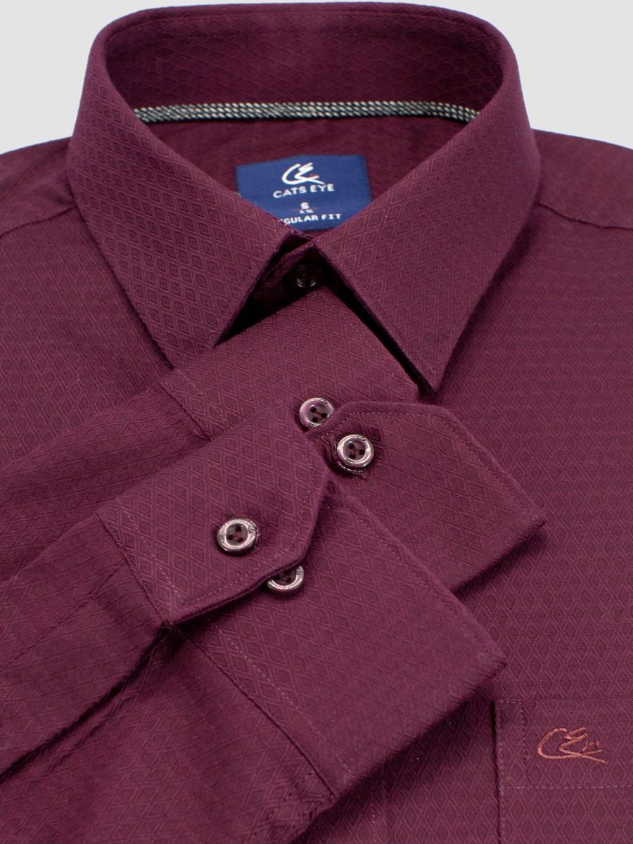 Jacquard formal shirt