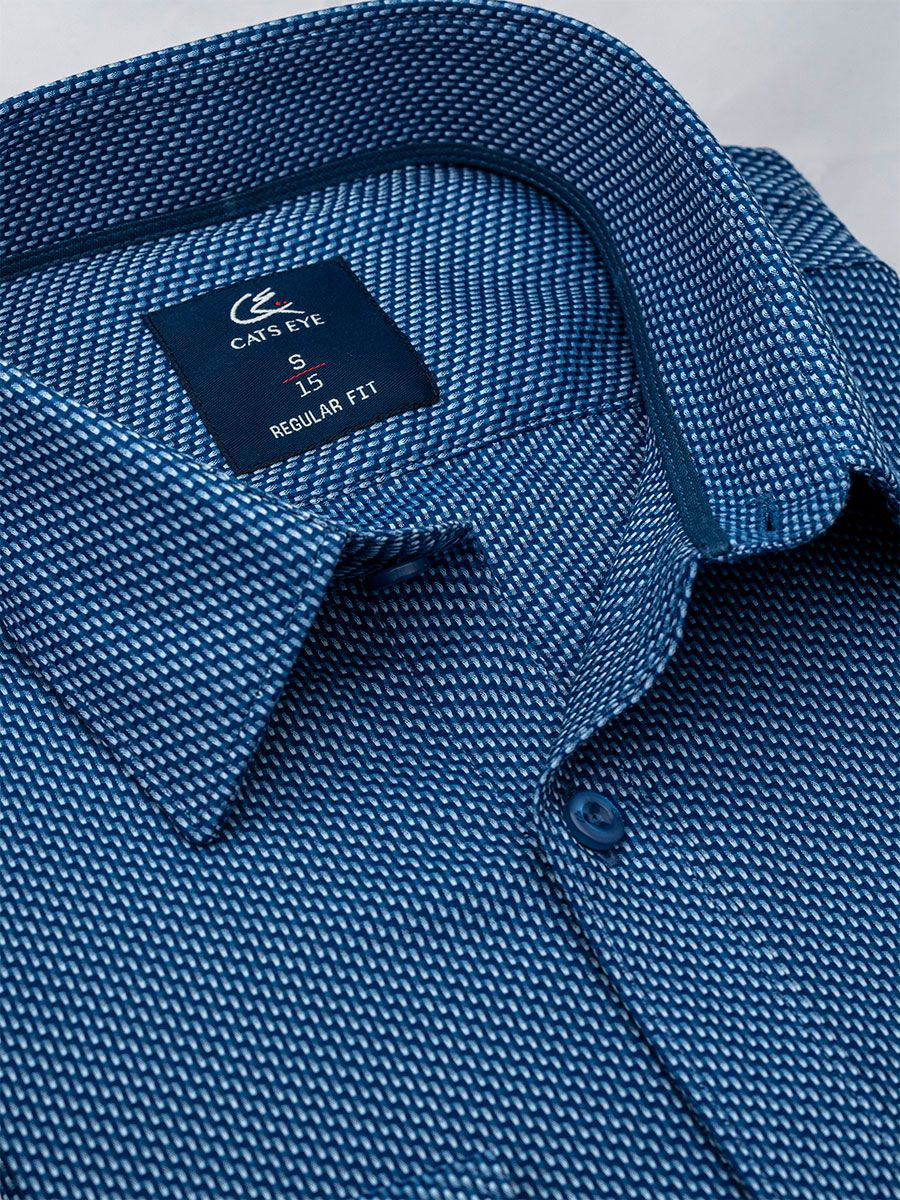 Jacquard formal shirt