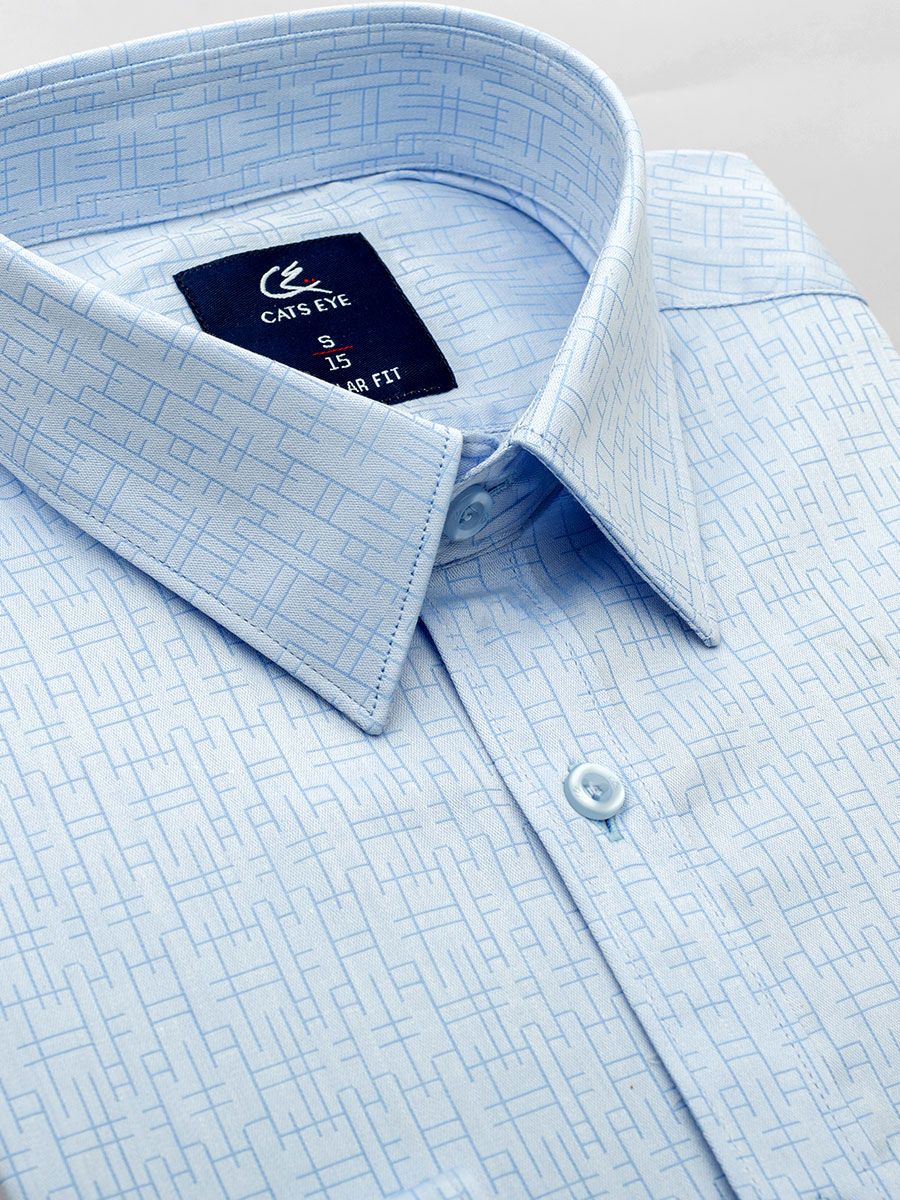 Jacquard formal shirt