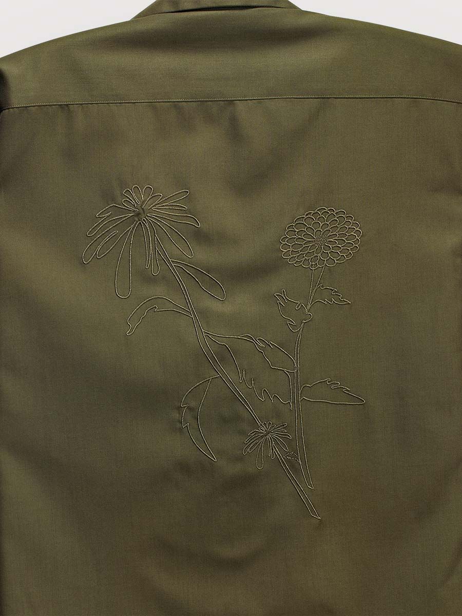 Cuban Collar Half Shirt