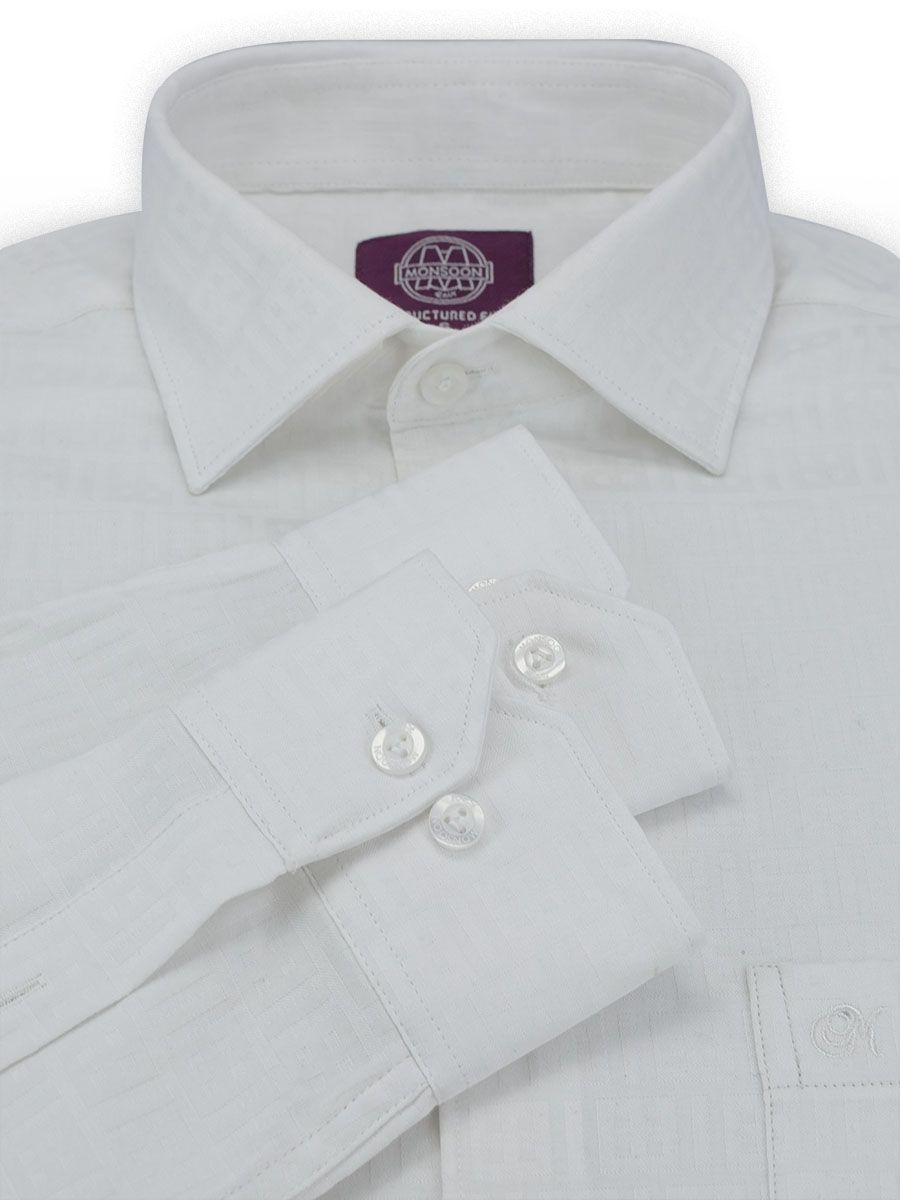 Jacquard formal shirt