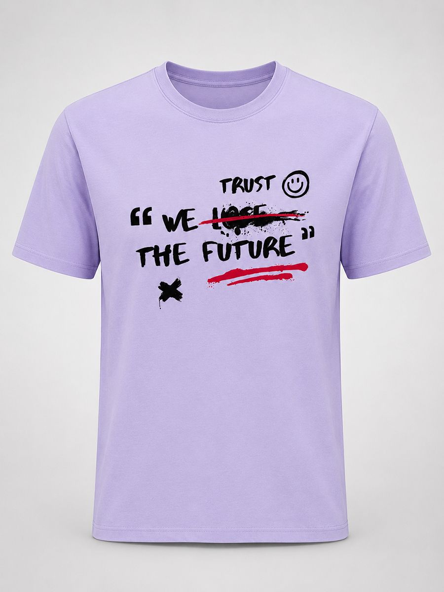 Lavender Typo Shirt