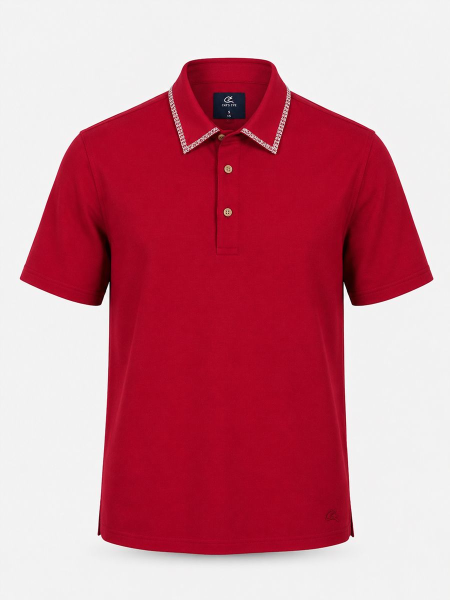 Rose Accent Polo