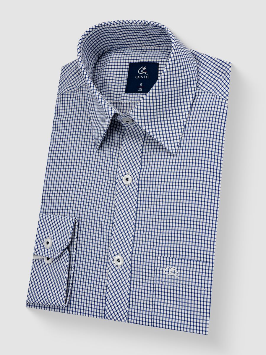 Formal Shirt with Micro Check