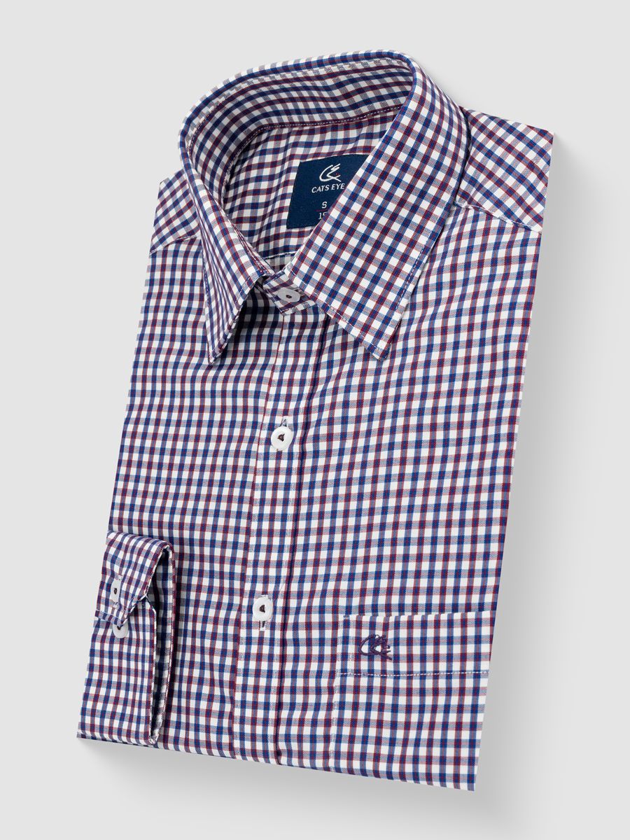 Formal Shirt with Micro Check