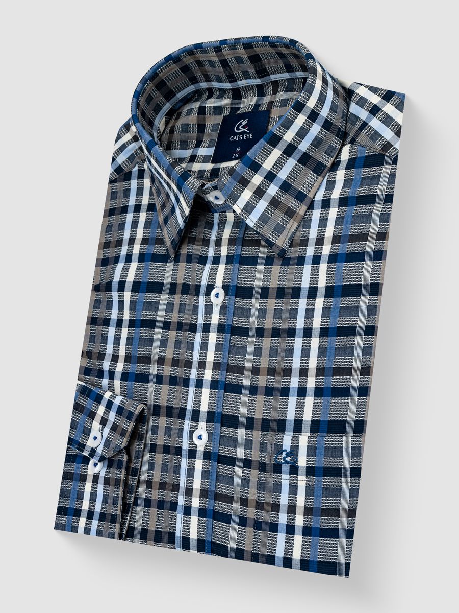Formal Shirt with Micro Check