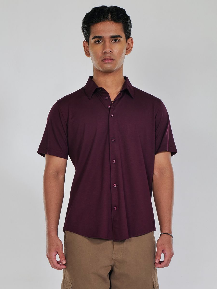 Half Shirt with Button Detail