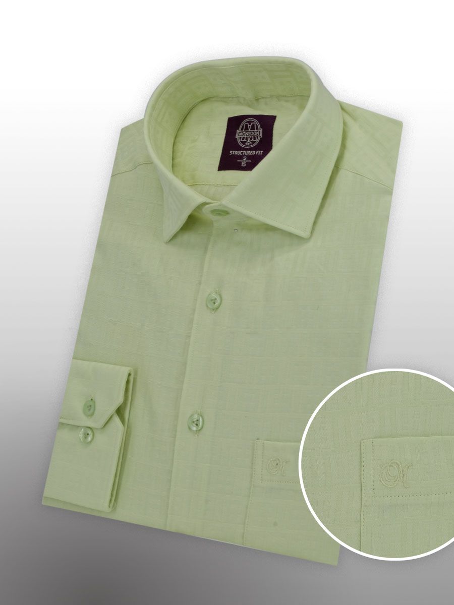 Jacquard formal shirt