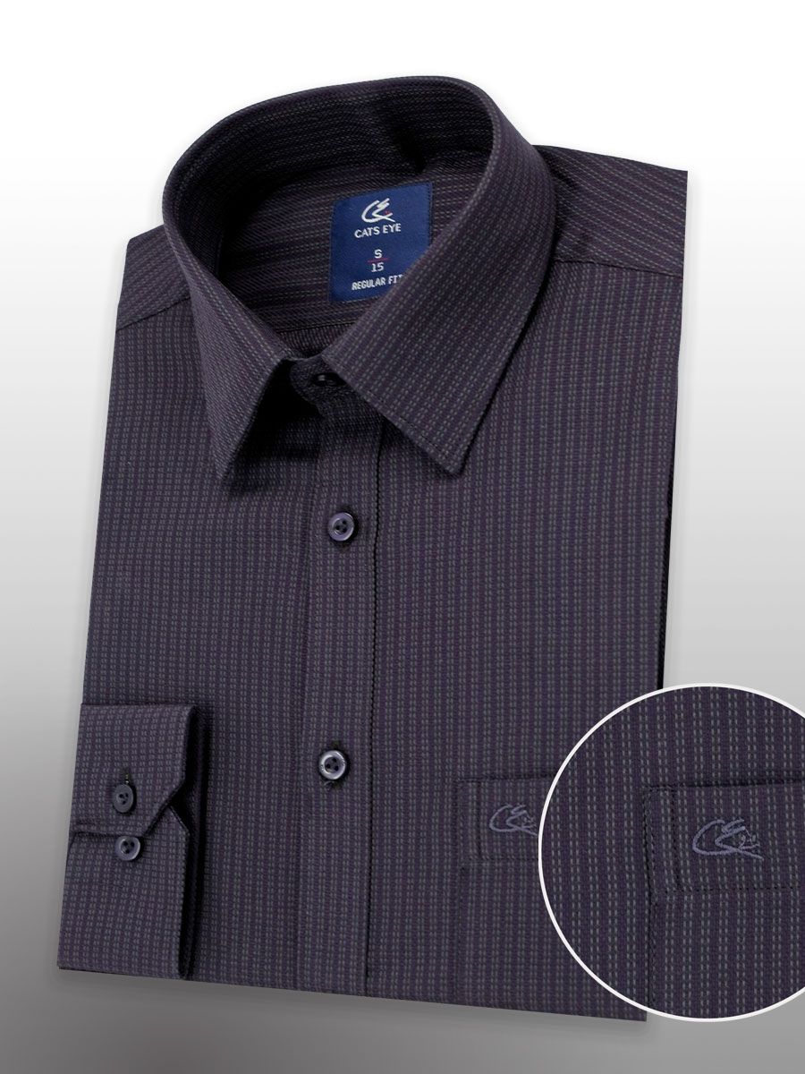 Jacquard formal shirt